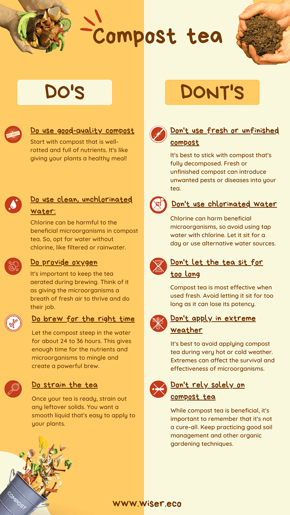 Do’s and Don’ts of Compost Tea Brewing