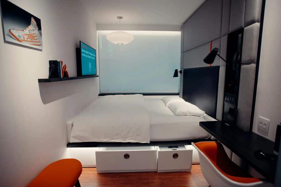 Characteristics of a Minimalistic Bed with Storage